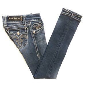 ROCK REVIVAL DEBBIE STRAIGHT JEANS 25